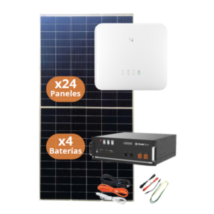 kit solar estándar para consorcios hÍbrido 15 kw trifásico 1500 kwh x mes